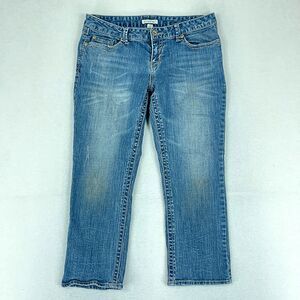 Aeropostale Womens Ankle Jeans Blue Size 10 (31x23.5) Low Rise Straight